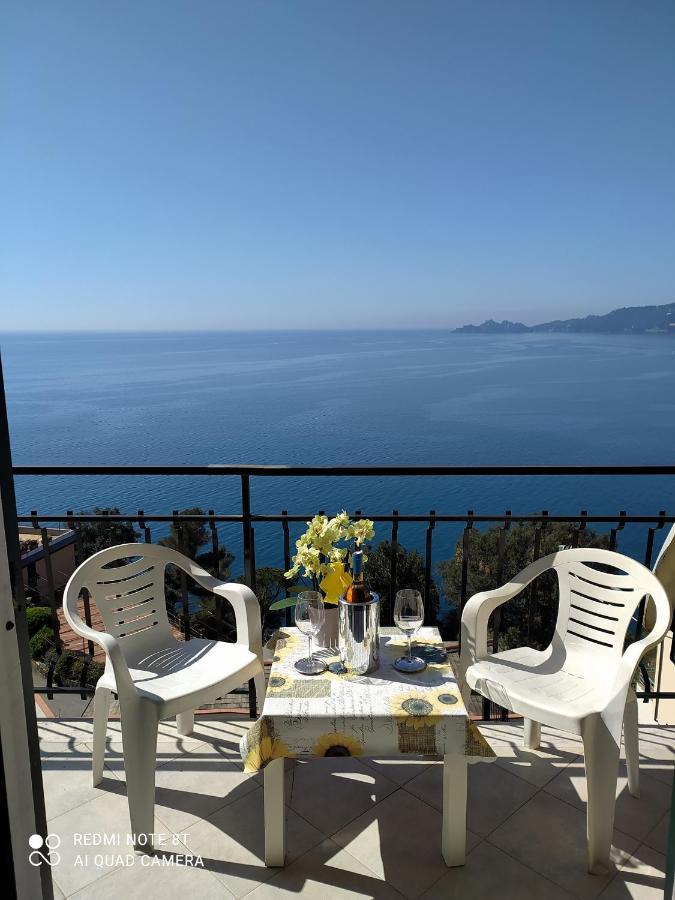 Vista Mare E Portofino - Sea And Portofino View Leilighet Zoagli Eksteriør bilde